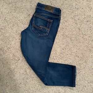 Silver Suki Mid Capri Like New